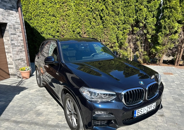 BMW X3 cena 155000 przebieg: 53000, rok produkcji 2021 z Siemiatycze małe 407